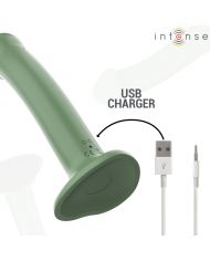 INTENSE BECCA VIBRADOR CON VENTOSA 10 VIBRACIONES VERDE CONTROL REMOTO