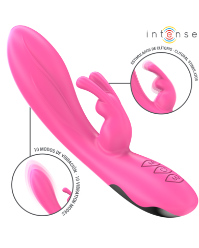 INTENSE RANDALL VIBRADOR RABBIT 10 VIBRACIONES ROSA