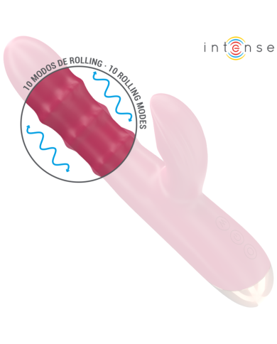 INTENSE CHLOE VIBRADOR MULTIFUNCION 3 EN 1 ROJO
