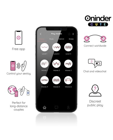 ONINDER CUTE LOVE BUNNY VIBRADOR PUNTO G Y CLITORIS APP MUNDIAL GRATUITA