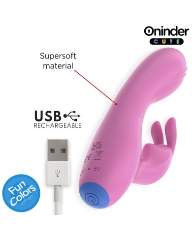 ONINDER CUTE LOVE BUNNY VIBRADOR PUNTO G Y CLITORIS APP MUNDIAL GRATUITA