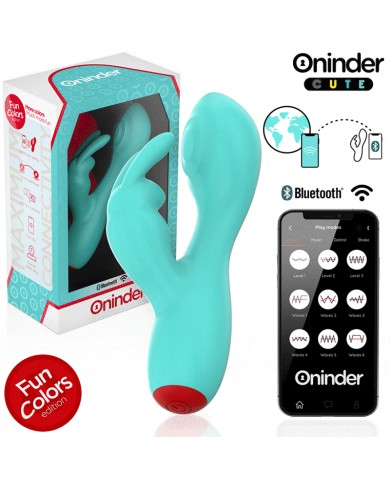ONINDER CUTE LOVE BUNNY VIBRADOR PUNTO G Y CLITORIS APP MUNDIAL GRATUITA