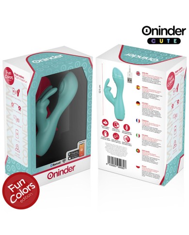 ONINDER CUTE LOVE BUNNY VIBRADOR PUNTO G Y CLITORIS APP MUNDIAL GRATUITA