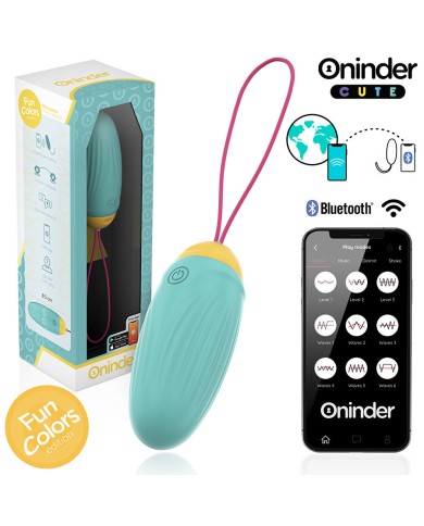 ONINDER CUTE LOVE PLEASURE HUEVO VIBRO GEMAS ROTADORAS SILICONA APP MUNDIAL GRATUITA