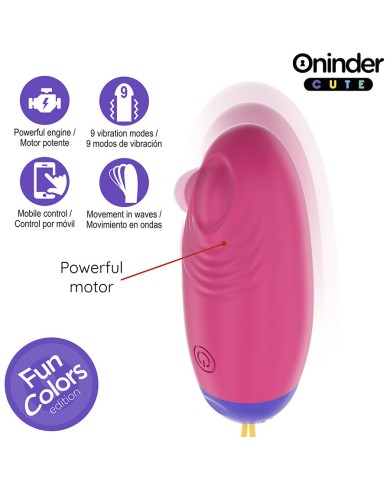 ONINDER CUTE LOVE PLEASURE HUEVO VIBRO WAVE TAPPING SILICONA APP MUNDIAL GRATUITA