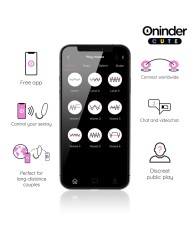 ONINDER CUTE LOVE PLEASURE HUEVO VIBRO ROTADOR 360 SILICONA APP MUNDIAL GRATUITA