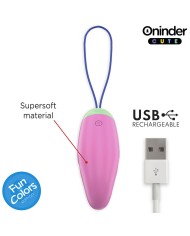 ONINDER CUTE LOVE PLEASURE HUEVO VIBRO ROTADOR 360 SILICONA APP MUNDIAL GRATUITA