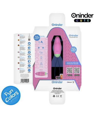 ONINDER CUTE LOVE PLEASURE HUEVO VIBRO ROTADOR 360 SILICONA APP MUNDIAL GRATUITA