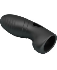 PRETTY LOVE ALAN VIBRADOR DE DEDO SILICONA NEGRO