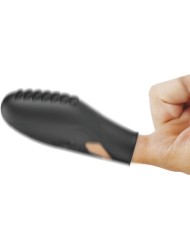 PRETTY LOVE GILO VIBRADOR DE DEDO SILICONA NEGRO