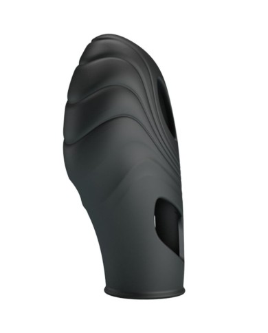 PRETTY LOVE LICH VIBRADOR DE DEDO SILICONA NEGRO