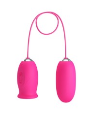 PRETTY LOVE DAISY HUEVO VIBRADOR LENGUA ESTIMULADORA DE CLITORIS ROSA