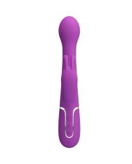 PRETTY LOVE DEJON VIBRADOR RABBIT MULTIFUNCION 3 EN 1 MORADO