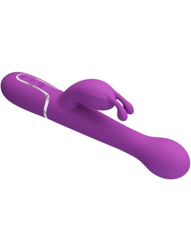 PRETTY LOVE DEJON VIBRADOR RABBIT MULTIFUNCION 3 EN 1 MORADO