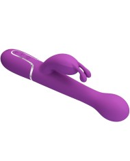 PRETTY LOVE DEJON VIBRADOR RABBIT MULTIFUNCION 3 EN 1 MORADO