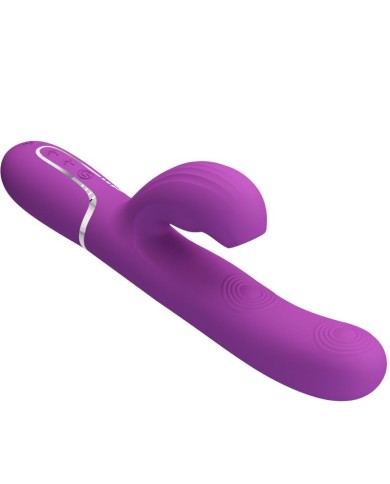 PRETTY LOVE PERLITA VIBRADOR RABBIT MULTIFUNCION 3 EN 1 MORADO