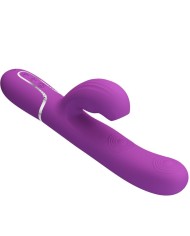 PRETTY LOVE PERLITA VIBRADOR RABBIT MULTIFUNCION 3 EN 1 MORADO