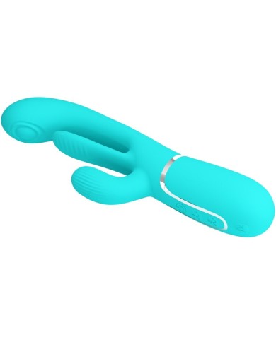 PRETTY LOVE SHANIA TRIPLE VIBRADOR RABBIT MULTIFUNCION 3 EN 1