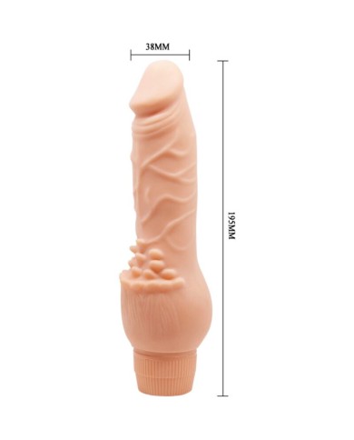 BAILE BARBARA VIBRADOR REALISTICO 195 CM NATURAL