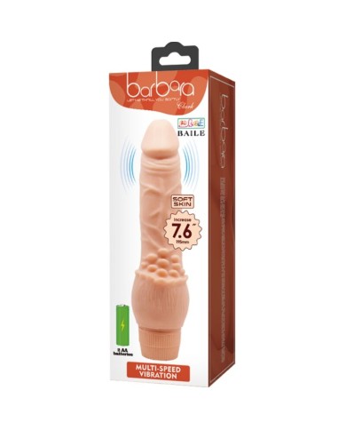 BAILE BARBARA VIBRADOR REALISTICO 195 CM NATURAL