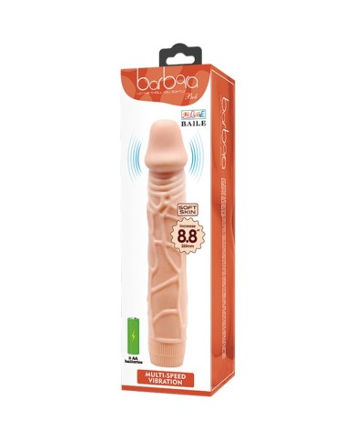 BAILE BOB VIBRADOR REALISTICO 225 CM NATURAL