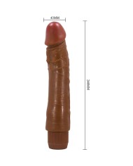 BAILE DYBBUK VIBRADOR REALISTICO 24 CM MULATO