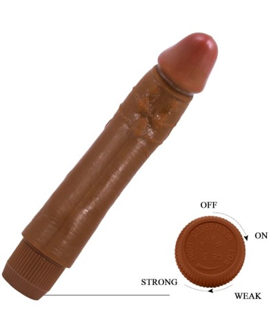 BAILE DYBBUK VIBRADOR REALISTICO 24 CM MULATO