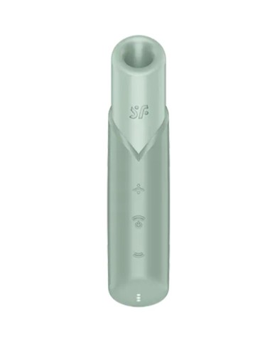 SATISFYER NAUGHTY KISS ESTIMULADOR CLITORIS POR ONDAS VERDE AGUA