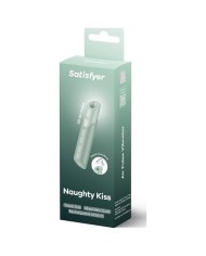 SATISFYER NAUGHTY KISS ESTIMULADOR CLITORIS POR ONDAS VERDE AGUA