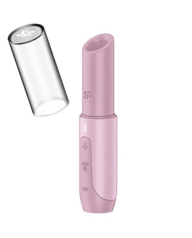 SATISFYER SECRET KISS ESTIMULADOR CLITORIS POR ONDAS ROSA