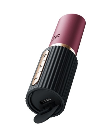 SATISFYER PRO 2 KISS ESTIMULADOR CLITORIS POR ONDAS GRANATE NEGRO