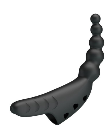 PRETTY LOVE JORDIN VIBRADOR DE DEDO 10 VIBRACIONES NEGRO