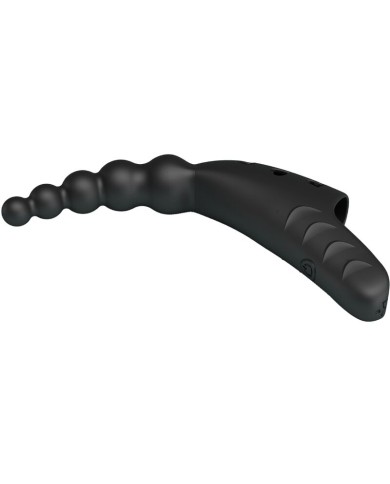 PRETTY LOVE JORDIN VIBRADOR DE DEDO 10 VIBRACIONES NEGRO