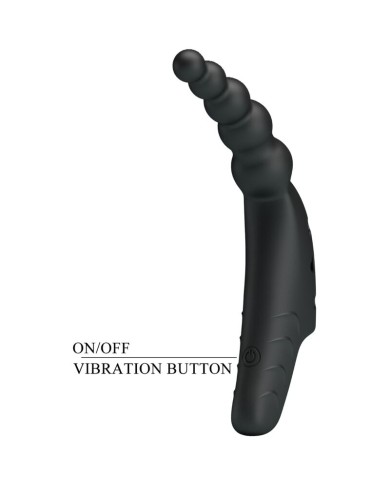 PRETTY LOVE JORDIN VIBRADOR DE DEDO 10 VIBRACIONES NEGRO