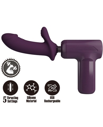 PRETTY LOVE DJ SCHOLAR MASAJEADOR 5 CONFIGURACIONES MORADO