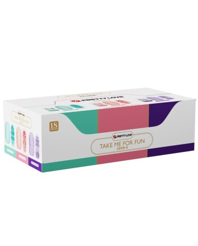 PRETTY LOVE CUPID X 18 MASTURBADORES MASCULINOS DIFERENTES TEXTURAS