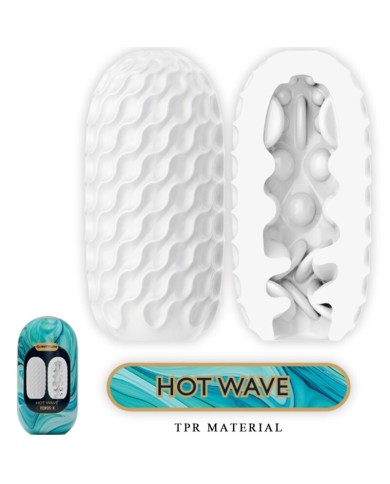 PRETTY LOVE HOT WAVE MASTURBADOR MASCULINO SILICONA BLANCO PRETTY LOVE HOT WAVE MASTURBADOR MASCULINO SILICONA BLANCO