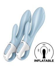 SATISFYER AIR PUMP BUNNY 1 VIBRADOR INFLABLE RABBIT AZUL