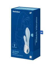 SATISFYER AIR PUMP BUNNY 1 VIBRADOR INFLABLE RABBIT AZUL