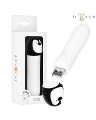 INTENSE RICO BALA VIBRADORA PINGUINO RECARGABLE USB 10 X 22 CM