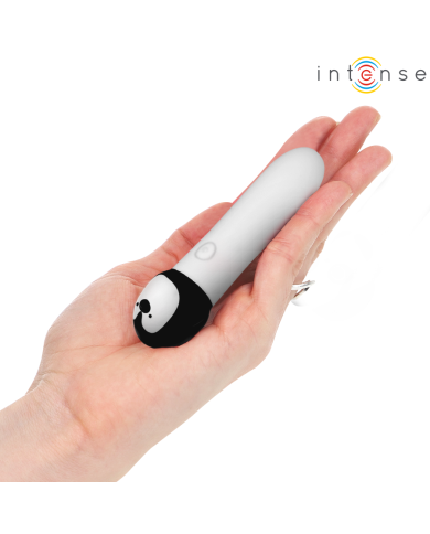 INTENSE RICO BALA VIBRADORA PINGUINO RECARGABLE USB 10 X 22 CM