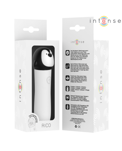 INTENSE RICO BALA VIBRADORA PINGUINO RECARGABLE USB 10 X 22 CM