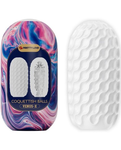 PRETTY LOVE COQUETTISH BALLS MASTURBADOR MASCULINO SILICONA BLANCO PRETTY LOVE COQUETTISH BALLS MASTURBADOR MASCULINO SILICONA BLANCO