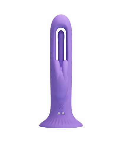 PRETTY LOVE KILLMOULIS VIBRADOR RABBIT 12 MODOS DE VIBRACION MORADO