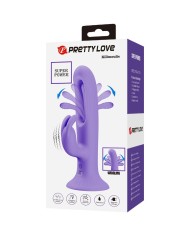 PRETTY LOVE KILLMOULIS VIBRADOR RABBIT 12 MODOS DE VIBRACION MORADO