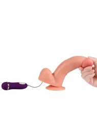 SHEQU ADAM DILDO VIBRADOR CON CONTROL REMOTO 21 CM