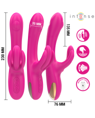 INTENSE BRITNEY VIBRADOR MULTIFUNCION RABBIT 23 CM ROSA