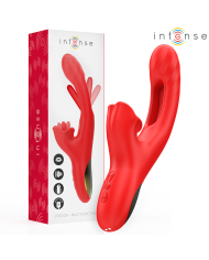 INTENSE JESSICA VIBRADOR MULTIFUNCION ESTIMULACION CLITORIS 248 CM ROJO
