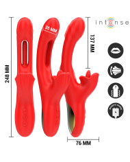 INTENSE JESSICA VIBRADOR MULTIFUNCION ESTIMULACION CLITORIS 248 CM ROJO