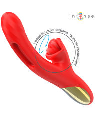 INTENSE JESSICA VIBRADOR MULTIFUNCION ESTIMULACION CLITORIS 248 CM ROJO